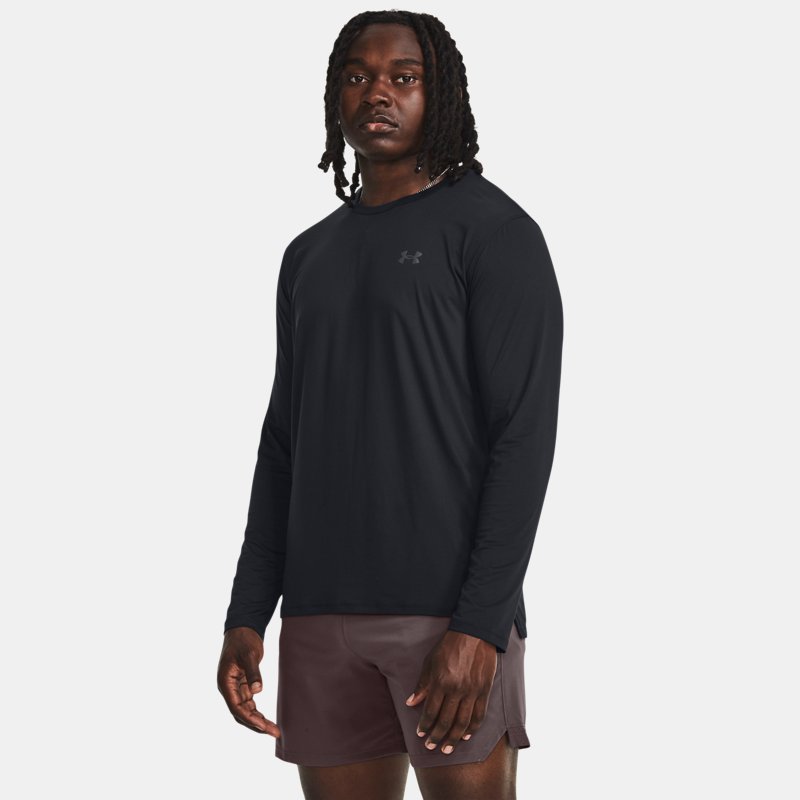 Men's  Under Armour  Motion Long Sleeve Black / Pitch Gray M